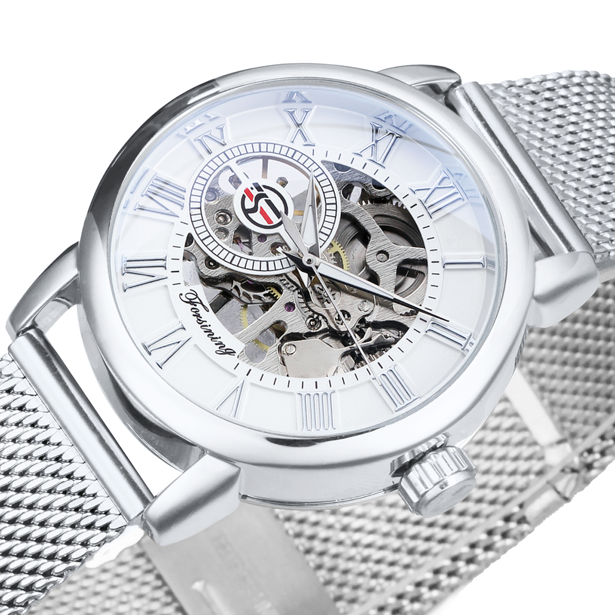 Mesh Stainless Strap - Forsining Elegant Ladies Watches Top Brand