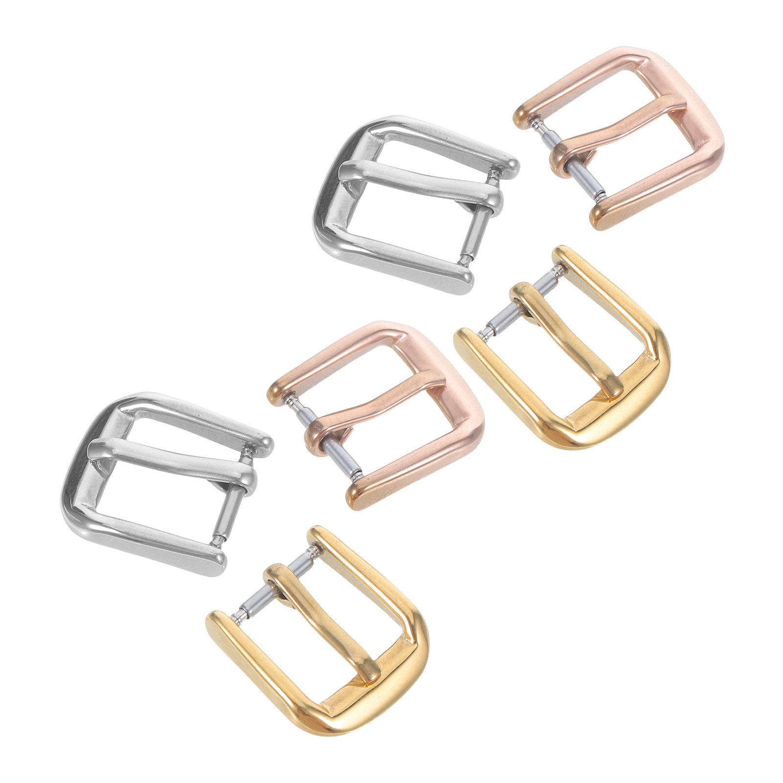 Mesh Stainless Strap - 6Pcs Watch Band Buckle Replacement Stainless