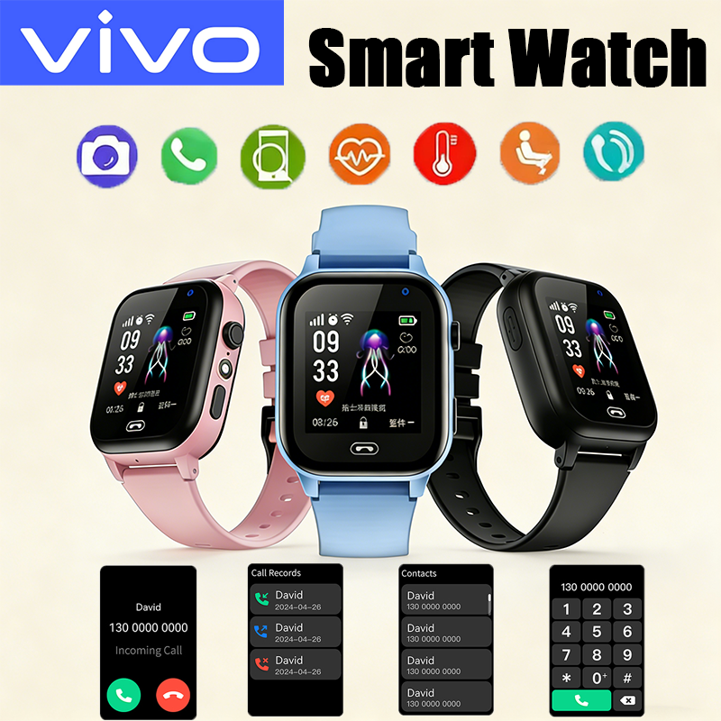 Smartwatch Watches For Kid Boy Waterproof - VIVO Mini Kids Phone 4G Kids