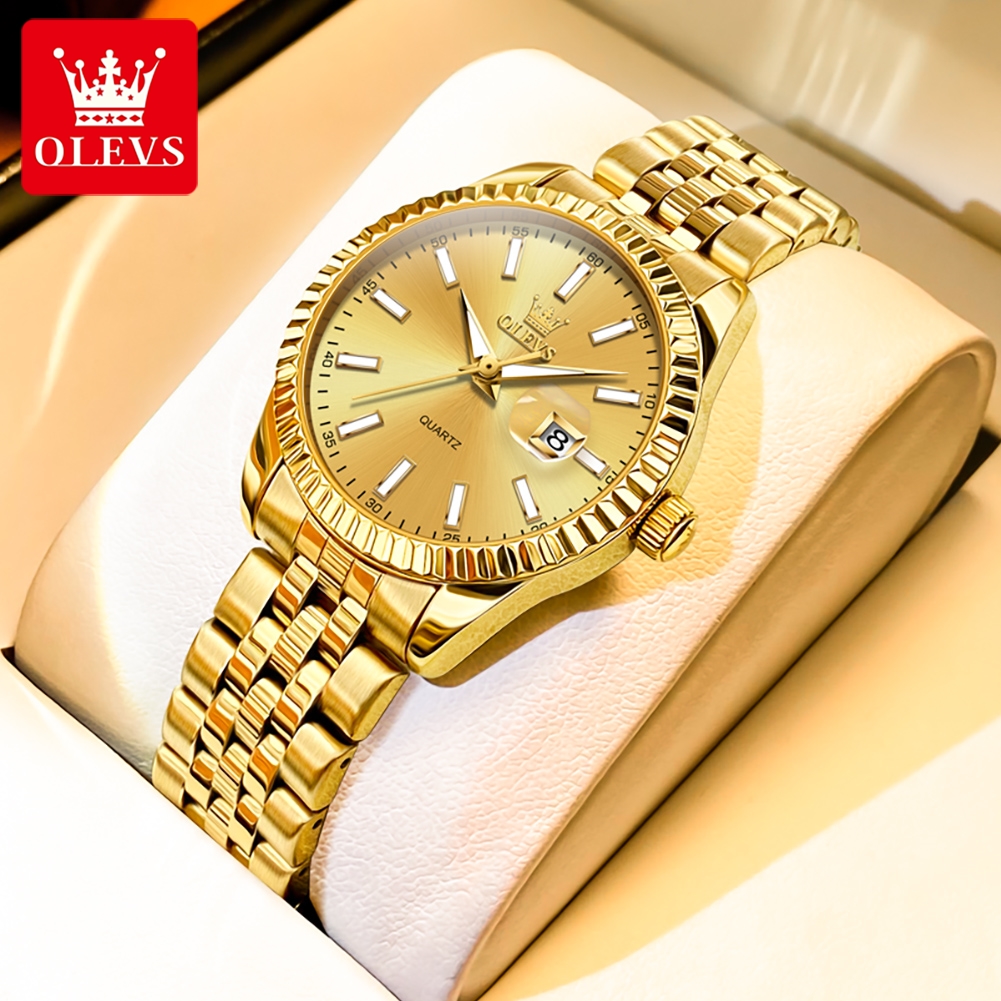 Minimalist Thin Watch - OLEVS 5593 Quartz Women's Watch Waterproof