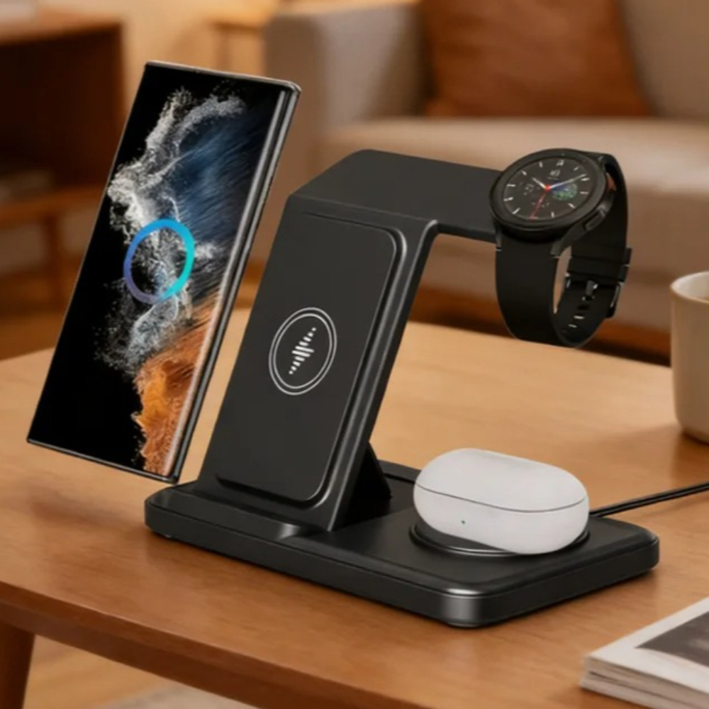 Watch 7 Smartwatch Iphone - 3 IN 1 Wireless Charger Station