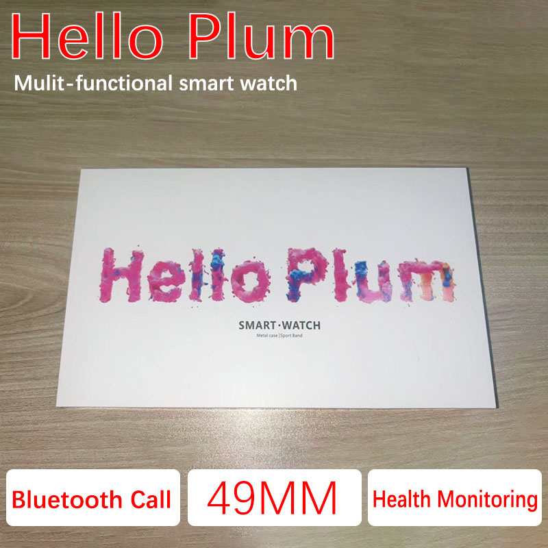Smartwatch New Watches For Men - New Hello Plum Smart Watch Men