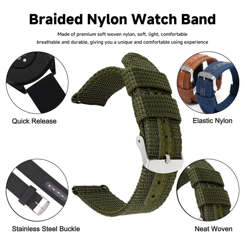 Premium Nylon Woven Watch Band – Smartwatch Premium Watches For Women Bewertung und Preis