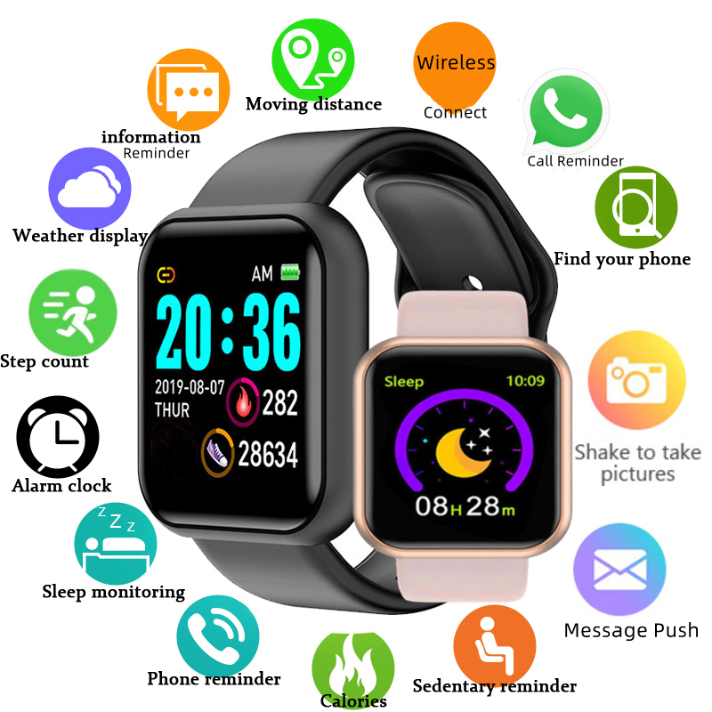 Multi-color Smart Watch For Ch – Watch Smart Y68 Bewertung und Preis