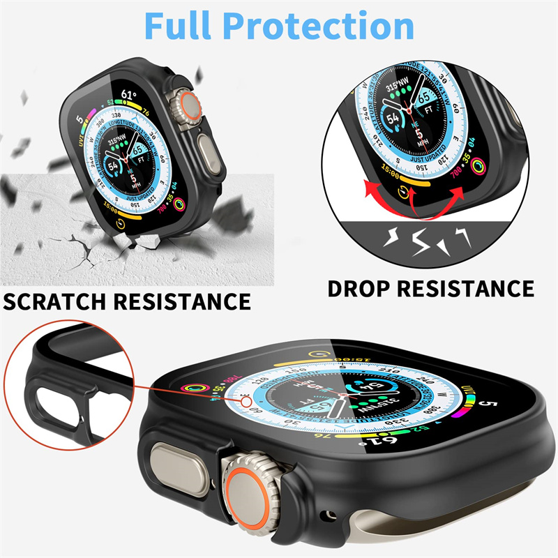 Glass+case For Apple Watch Ult – Smartwatch Luxury Watches Bewertung und Preis