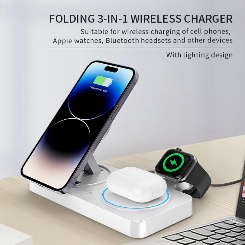 3 in 1 Magnetic Wireless Charg – Watch 7 Smartwatch Iphone Bewertung und Preis