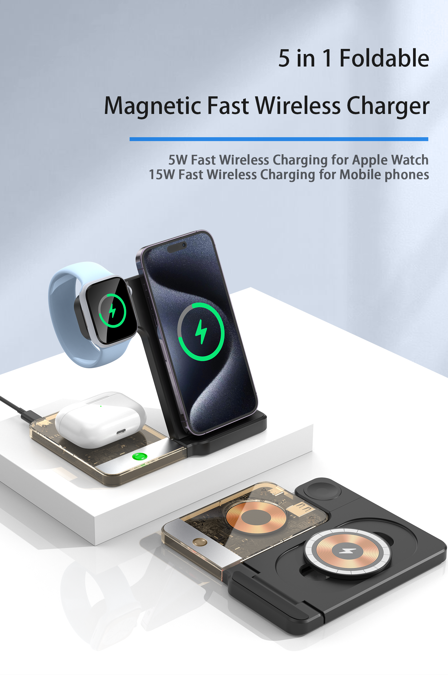 Magnetic Wireless Charger 5 in – Smartwatch Apple Watch Bewertung und Preis
