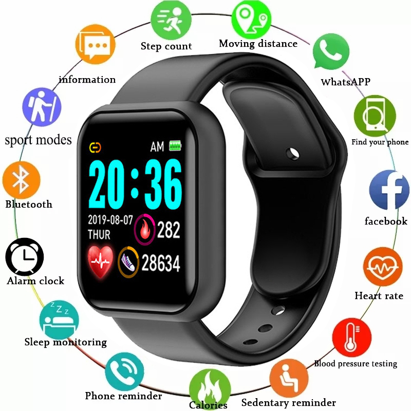 Y68 Smart Watch Men Women Hear – Watch Smart Y68 Bewertung und Preis