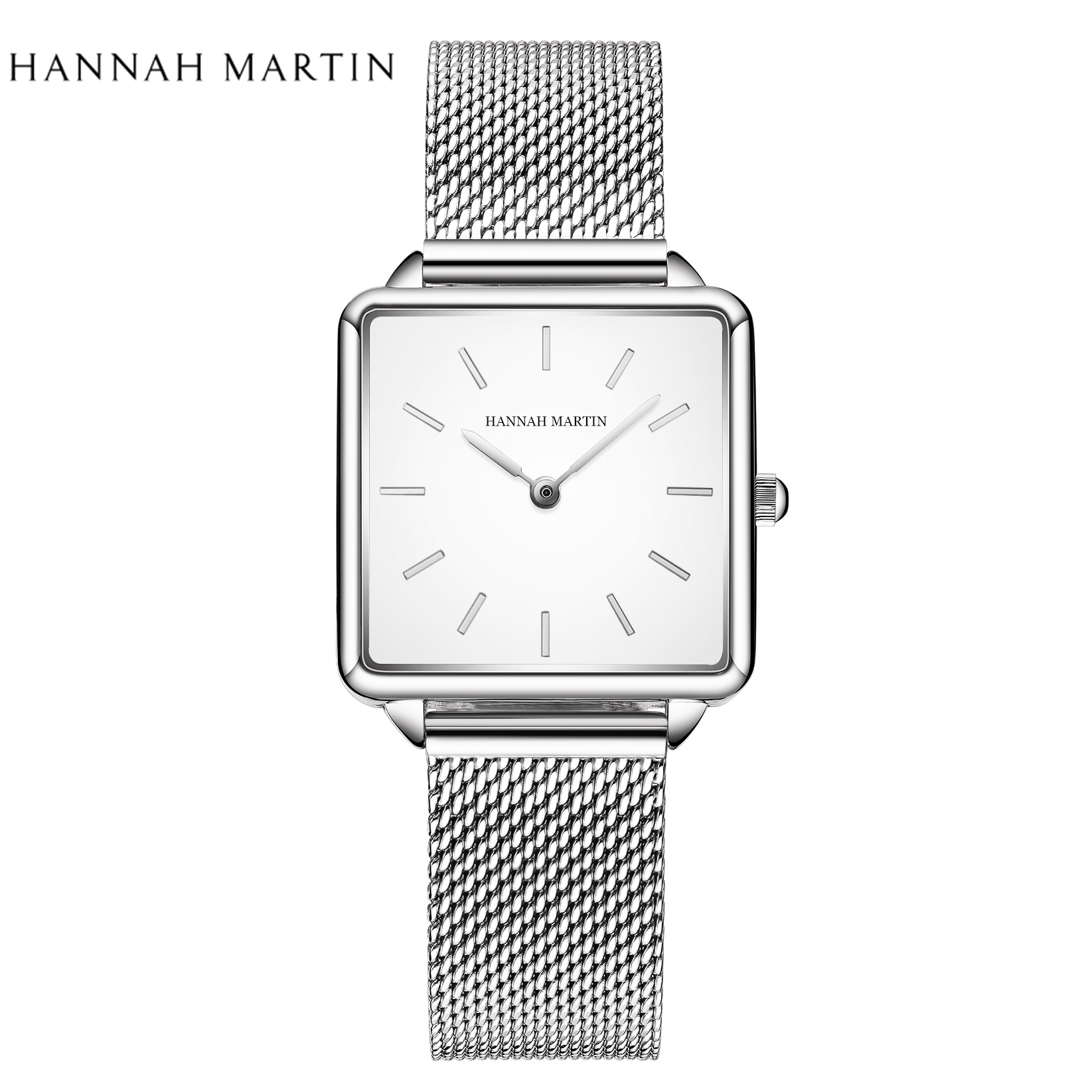 Ladies Square High Quality Sta – Mesh Stainless Strap Bewertung und Preis