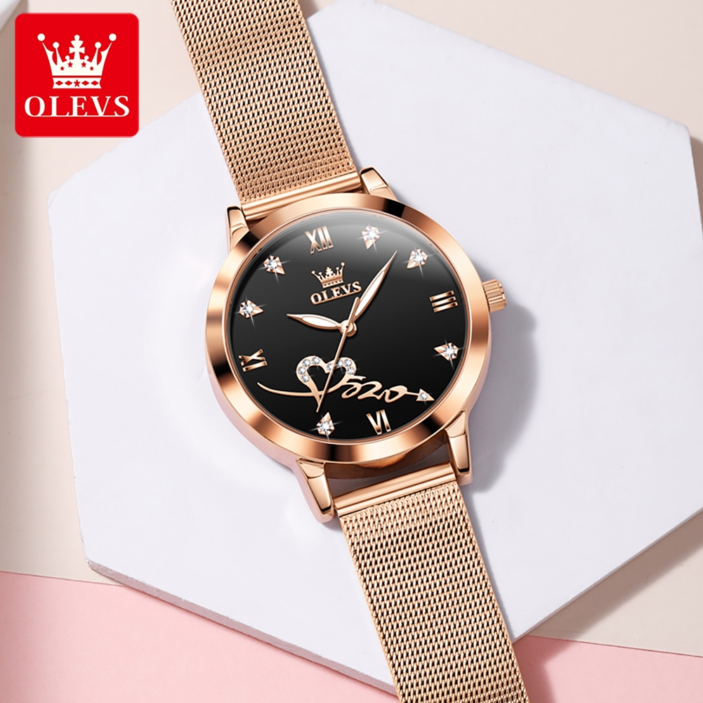 OLEVS 5530 Women's Watches Ele – Mesh Stainless Strap Bewertung und Preis