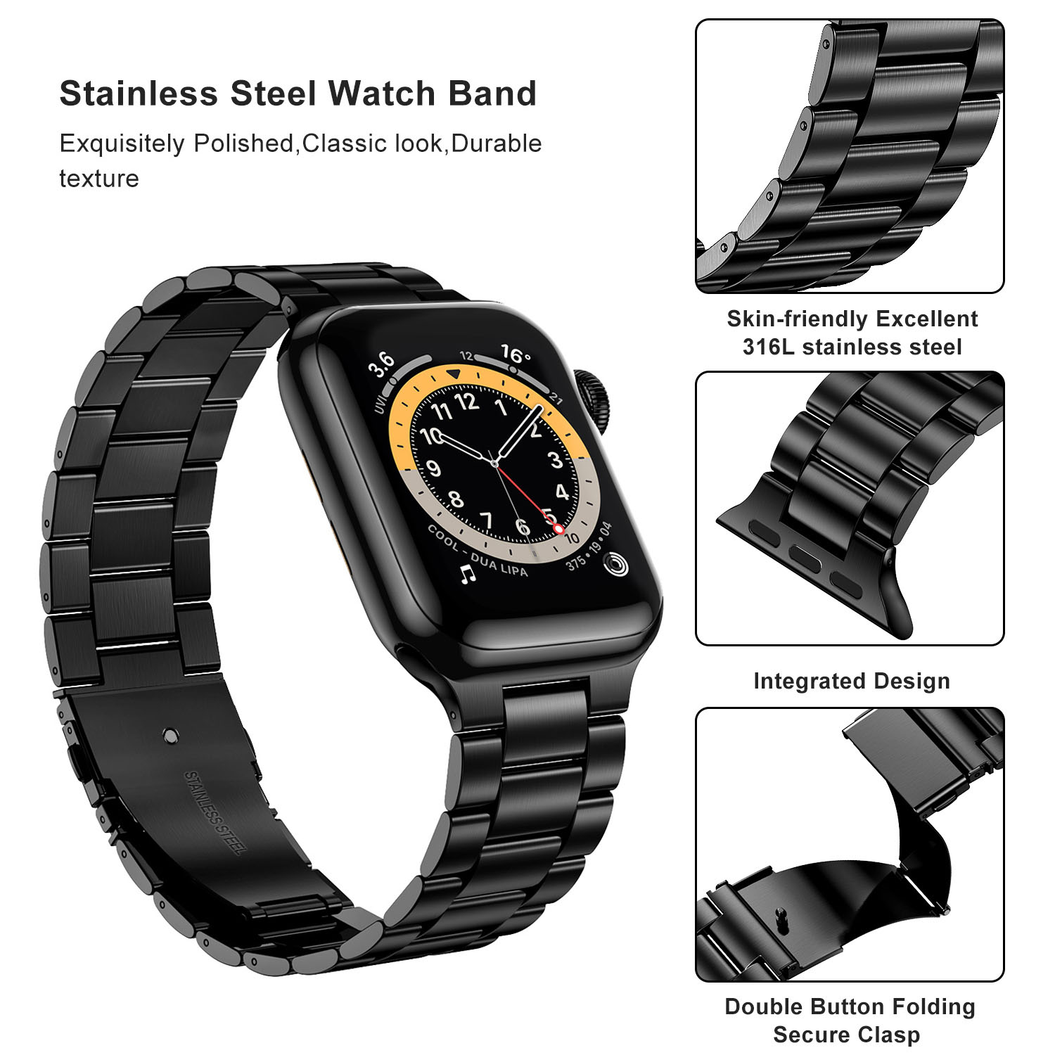 Stainless Steel Strap For Appl – Smartwatch Apple Watches For Women Bewertung und Preis