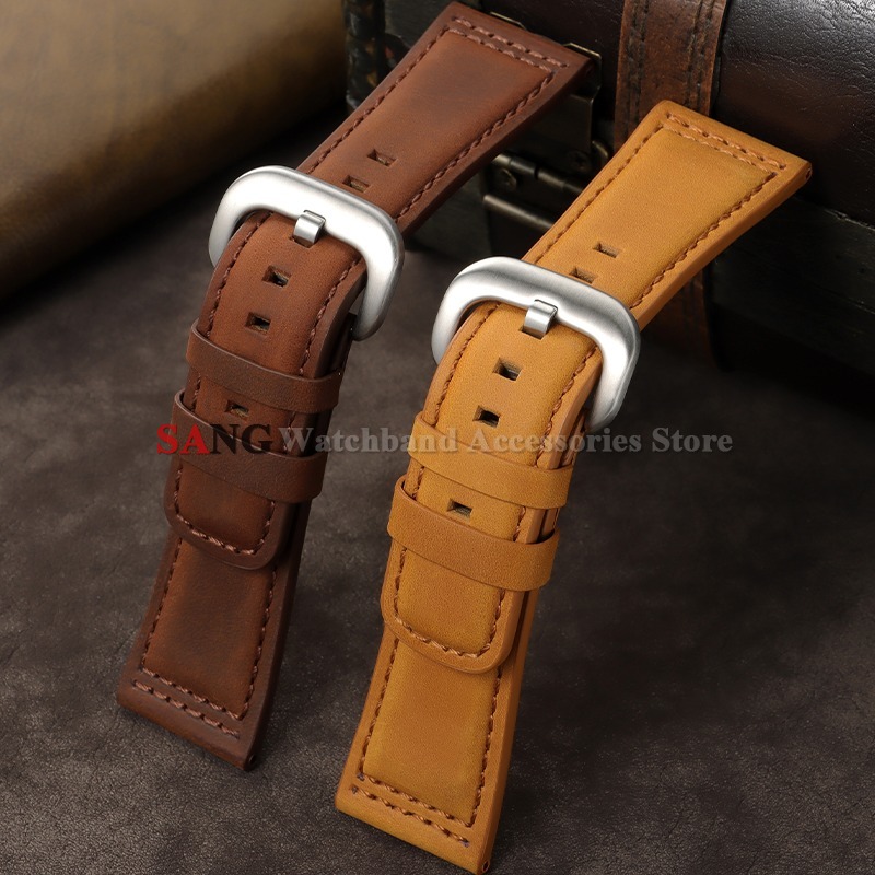 28mm Vintage Leather Watchband – Smartwatch Vintage Watches For Men Bewertung und Preis