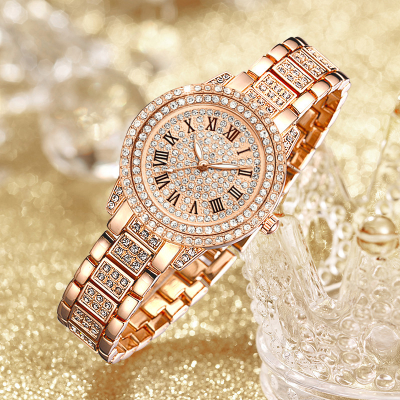 Women's Luxury Crystal Exquisi – Minimalist Thin Watch Bewertung und Preis