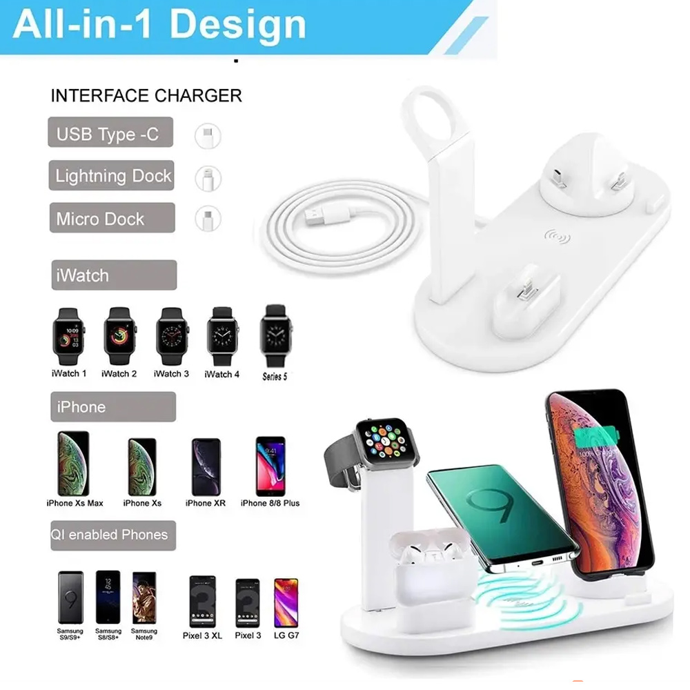 30W 7 in 1 Wireless Charger St – Watch 7 Smartwatch Iphone Bewertung und Preis