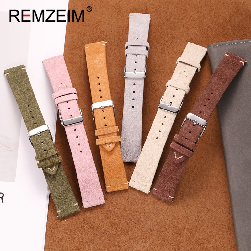 Suede Quick Release Leather Re – Smartwatch Vintage Watches For Men Bewertung und Preis