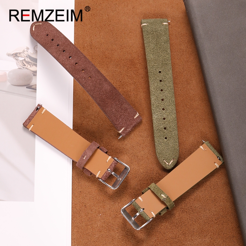 Suede Quick Release Leather Re – Smartwatch Vintage Watches For Men Bewertung und Preis