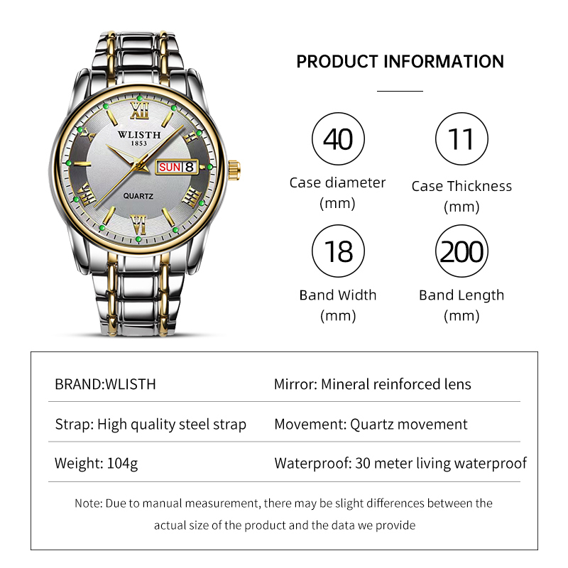 Luxury Men's Watch Stainless S – Smartwatch Luxury Watches Bewertung und Preis