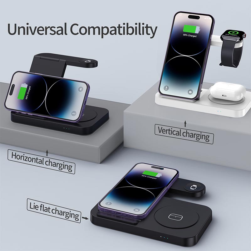 4 in 1 Foldable Wireless Charg – Watch 7 Smartwatch Iphone Bewertung und Preis