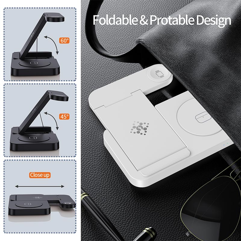4 in 1 Foldable Wireless Charg – Watch 7 Smartwatch Iphone Bewertung und Preis
