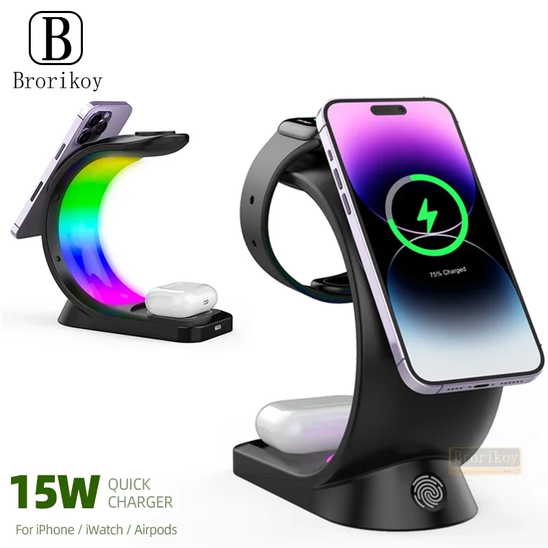15W Magnetic Wireless Charger  – Watch 7 Smartwatch Iphone Bewertung und Preis