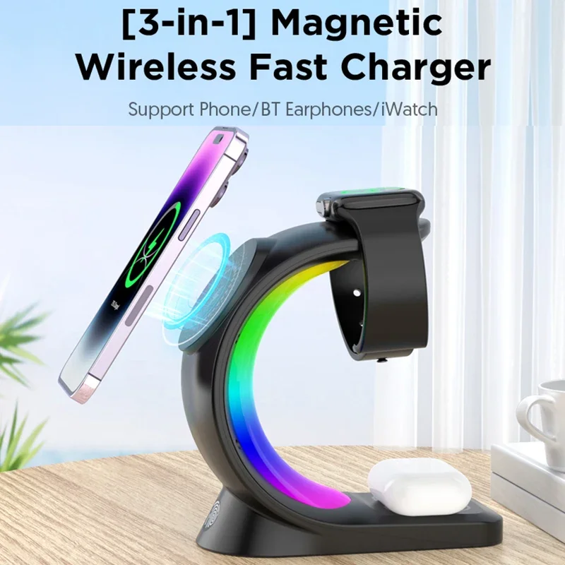 15W Magnetic Wireless Charger  – Watch 7 Smartwatch Iphone Bewertung und Preis