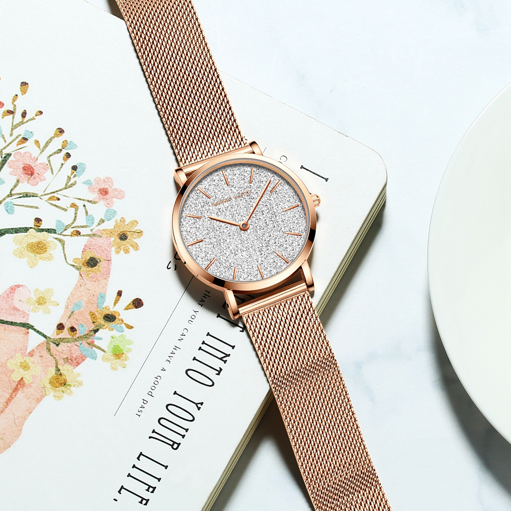 Hannah Martin Luxury Women's W – Mesh Stainless Strap Bewertung und Preis