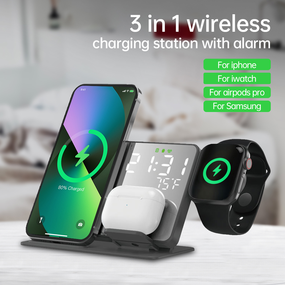 3 in 1 Wireless Charger For iP – Watch 7 Smartwatch Iphone Bewertung und Preis