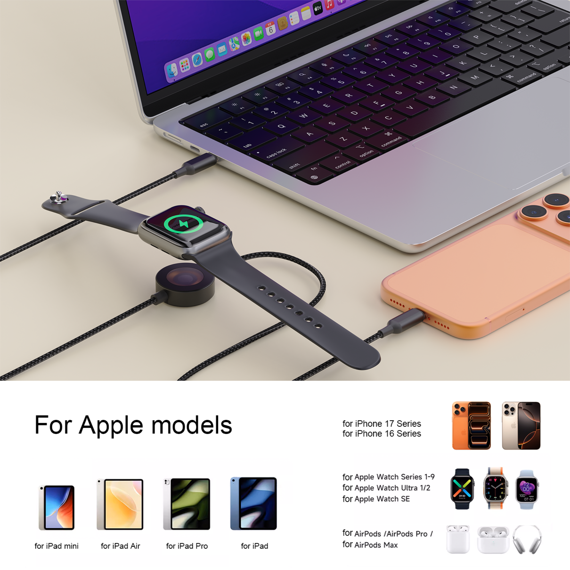 Bonola 2 in 1 Fast Watch Charg – Smartwatch Apple Watch Bewertung und Preis