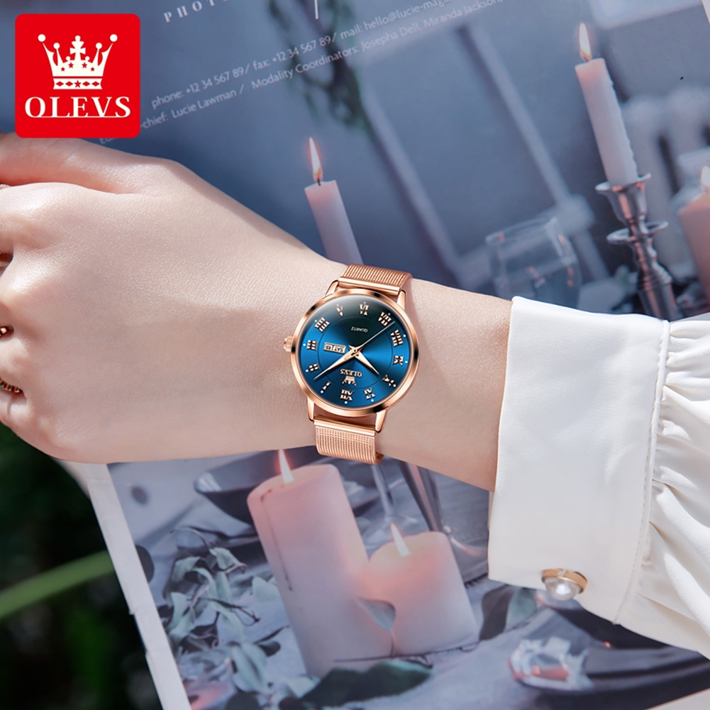 OLEVS 2920 Elegant Original Wo – Mesh Stainless Strap Bewertung und Preis