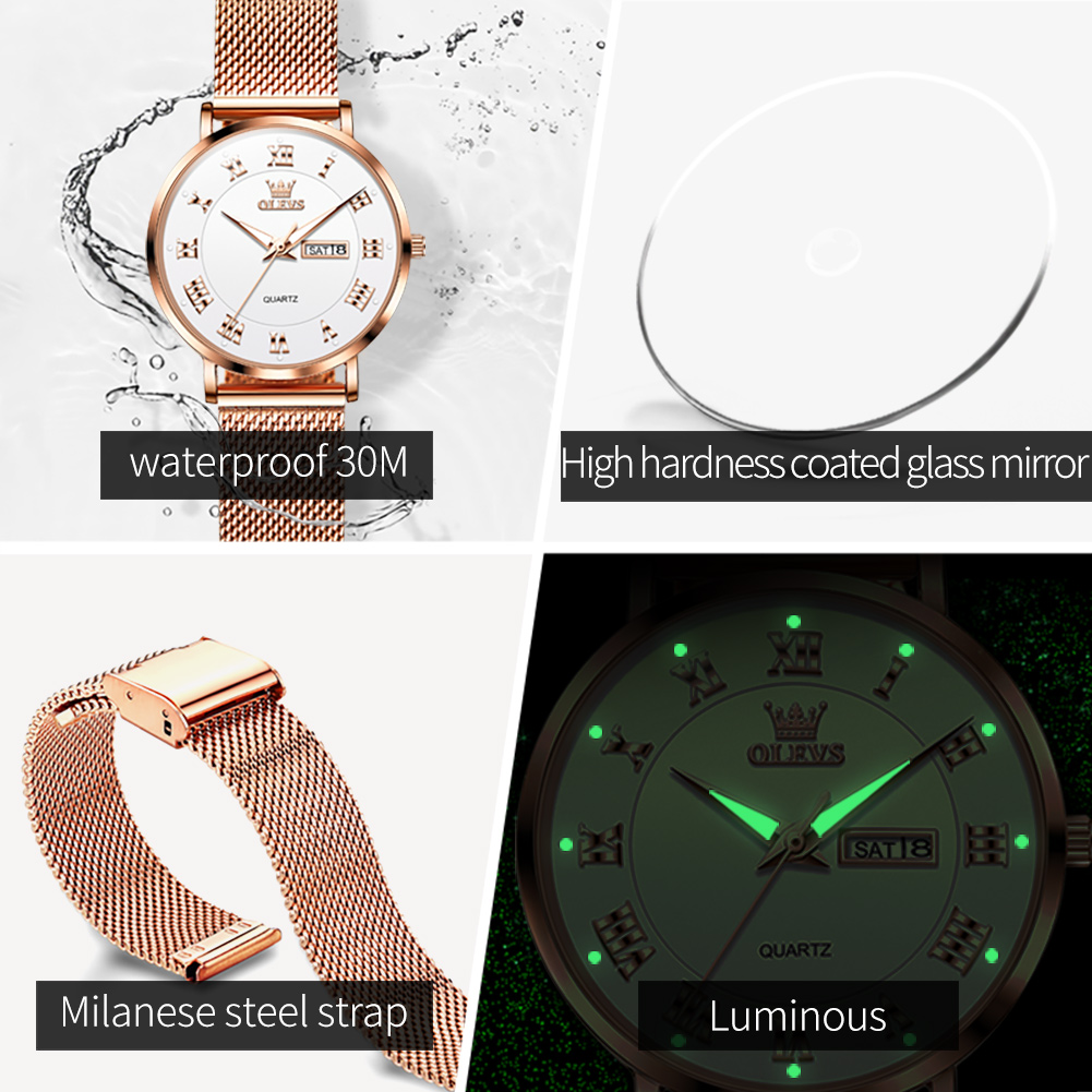 OLEVS 2920 Elegant Original Wo – Mesh Stainless Strap Bewertung und Preis
