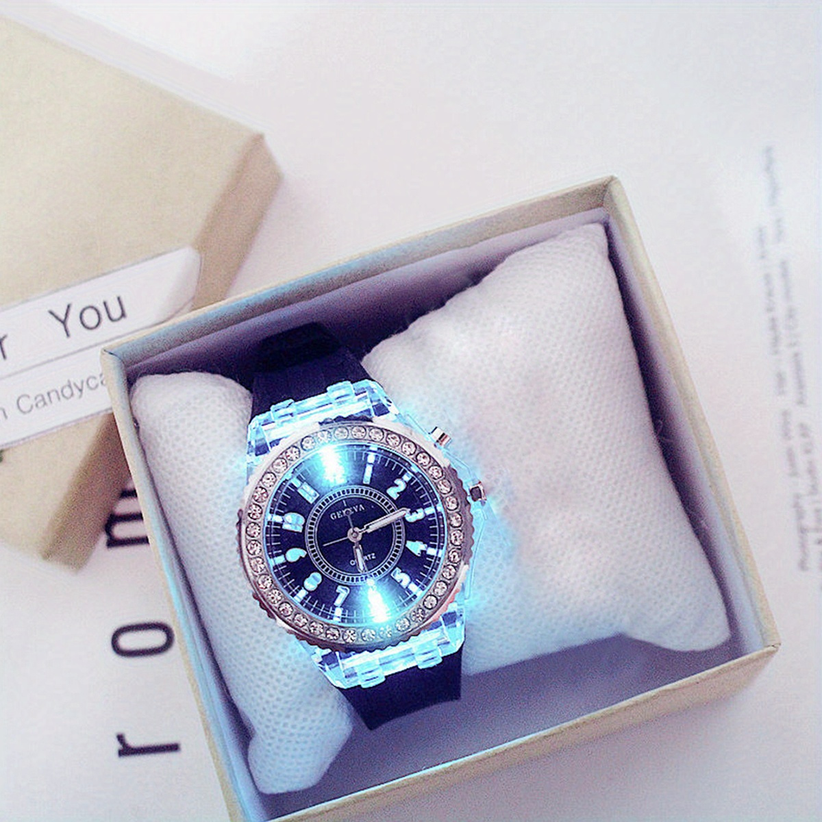 Luminous Round Digital Watches – Minimalist Thin Watch Bewertung und Preis