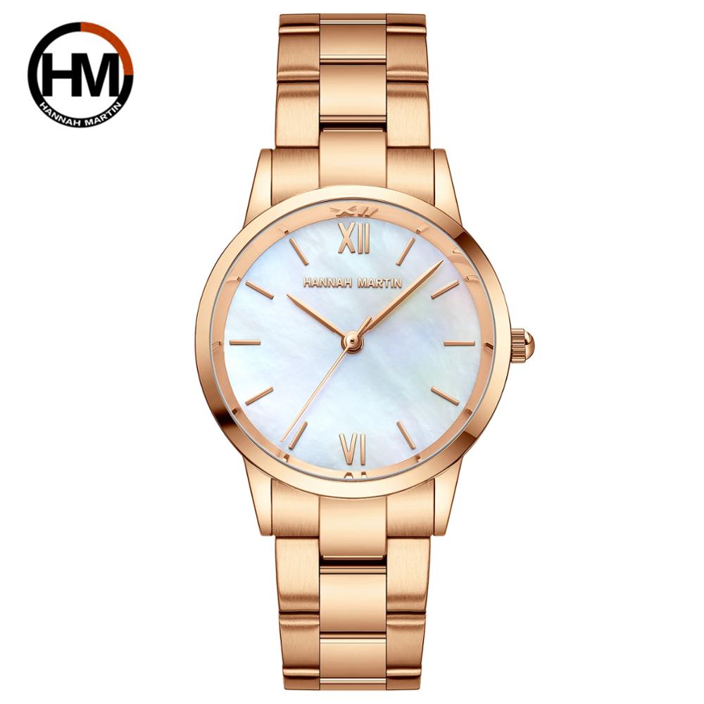 HANNAH MARTIN Band 33mm Rose G – Minimalist Thin Watch Bewertung und Preis