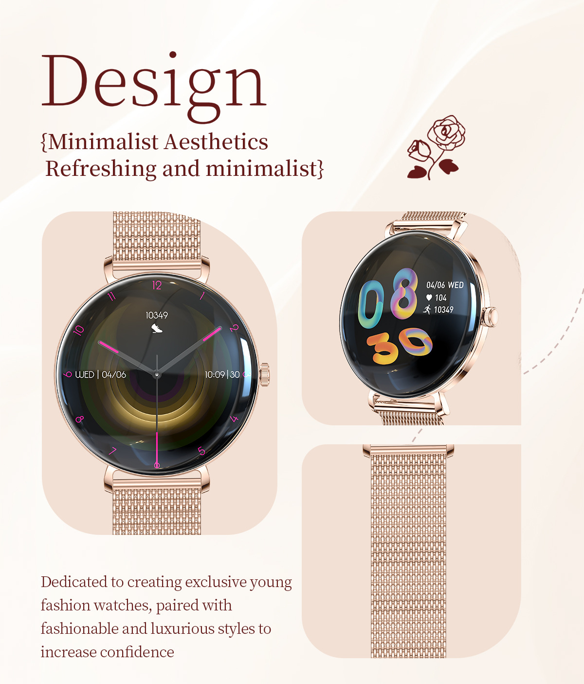V85 2025 Trending Ultra-Thin 1 – Smartwatch Trending Watches For Women Bewertung und Preis