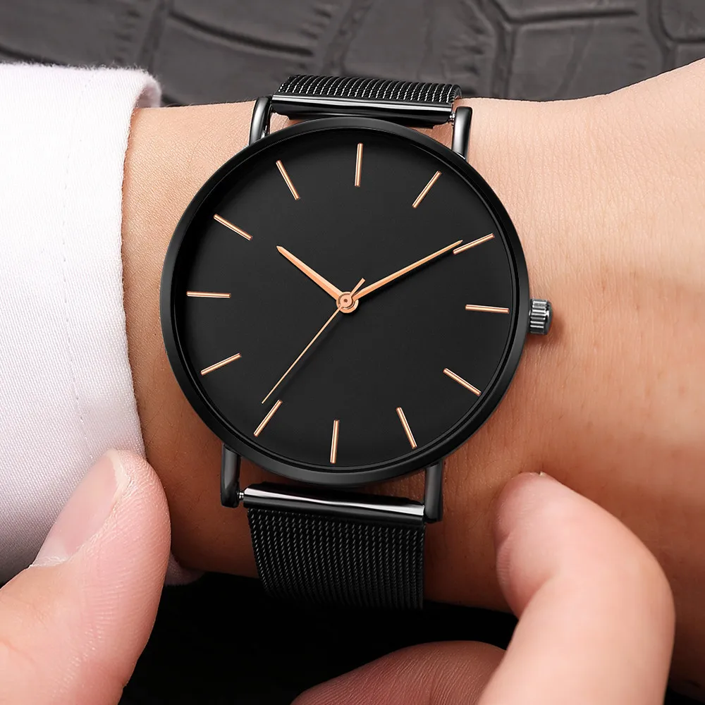 Ladies/gentleman Fashion Metal – Minimalist Thin Watch Bewertung und Preis