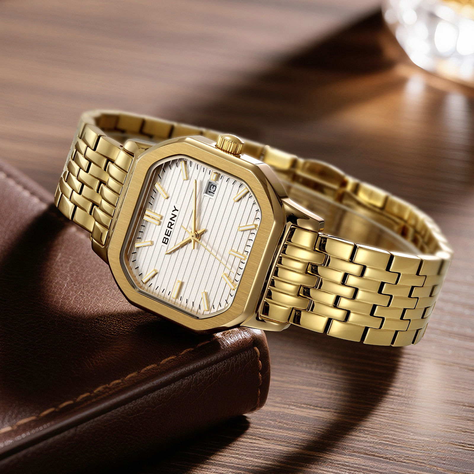 BERNY Golden Men's  Watches Lu – Smartwatch Luxury Watches Bewertung und Preis