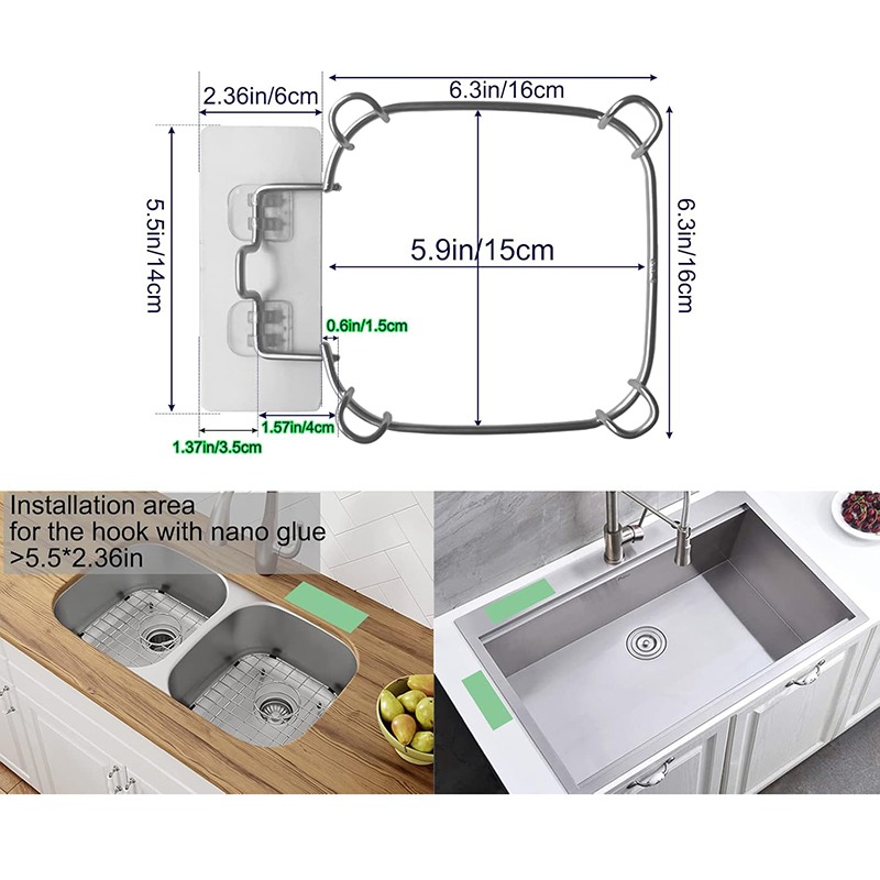 Fine Mesh Sink Filter 50Pcs/10 – Mesh Stainless Strap Bewertung und Preis