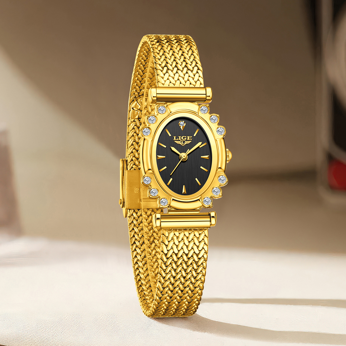 LIGE Elegant Quartz Watches fo – Mesh Stainless Strap Bewertung und Preis
