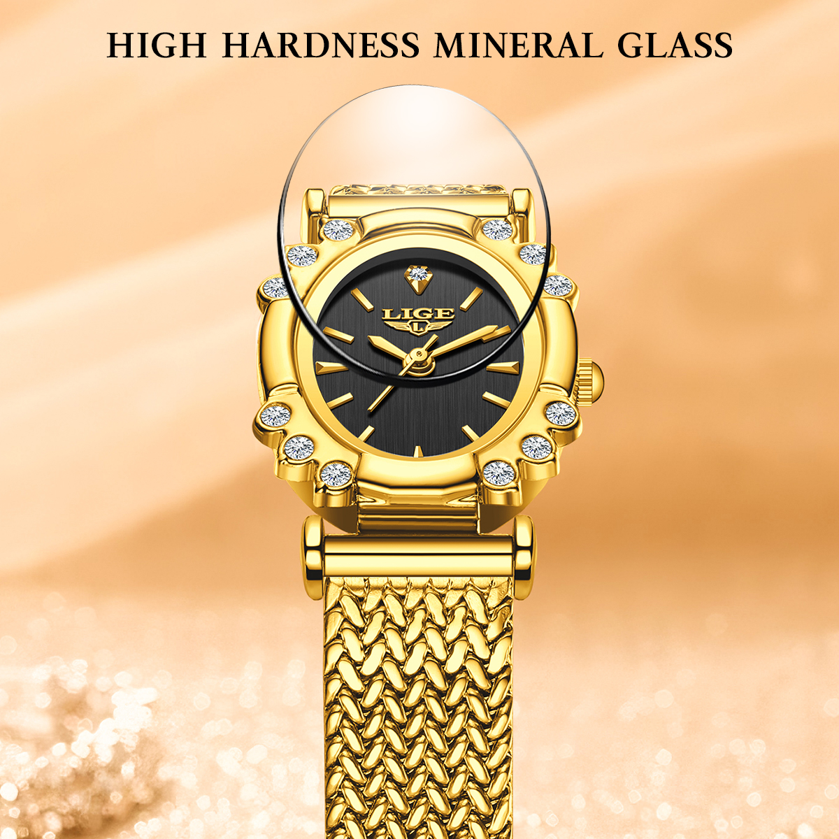 LIGE Elegant Quartz Watches fo – Mesh Stainless Strap Bewertung und Preis