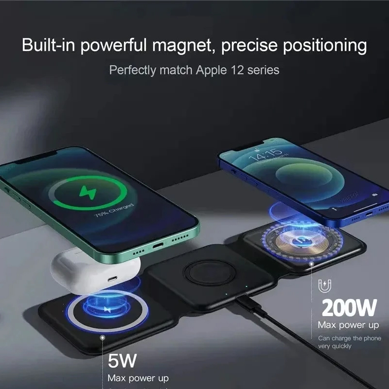 3 In 1 Magnetic Portable Wirel – Smartwatch Apple Watch Bewertung und Preis