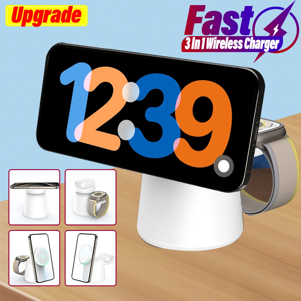 3 in 1 Magnetic Wireless Charg – Watch 7 Smartwatch Iphone Bewertung und Preis