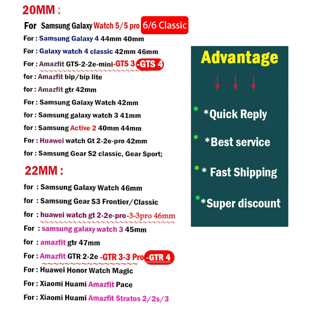 20mm/22mm Silicone band For Am – Smartwatch Samsung Watches For Women Bewertung und Preis
