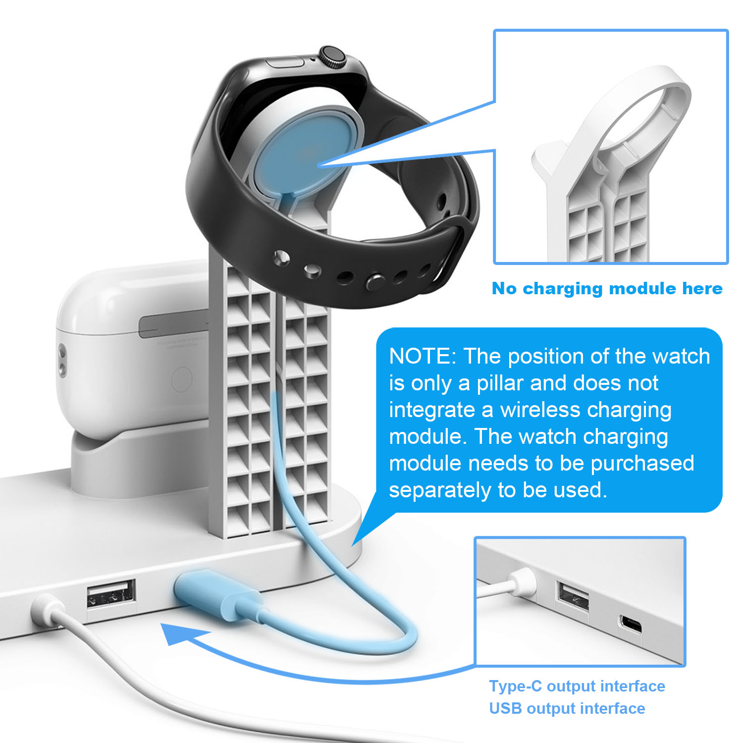 7 in 1 Wireless Chargers Stand – Watch 7 Smartwatch Iphone Bewertung und Preis