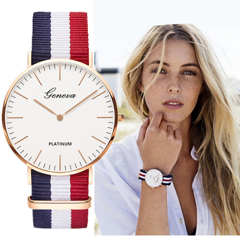 Classic Fashion Stripe Nylon B – Smartwatch Branded Watches For Women Bewertung und Preis