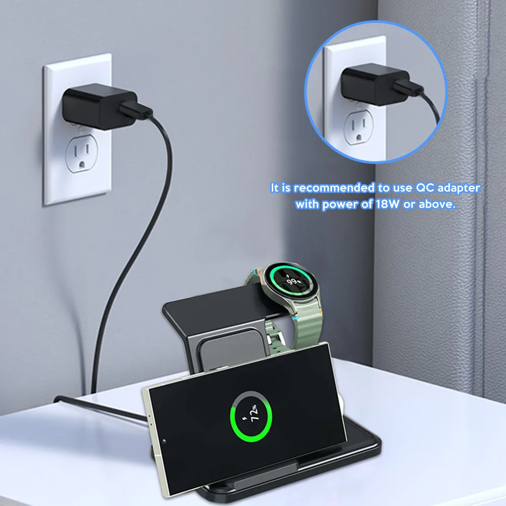 3 IN 1 Wireless Charger Statio – Watch 7 Smartwatch Iphone Bewertung und Preis