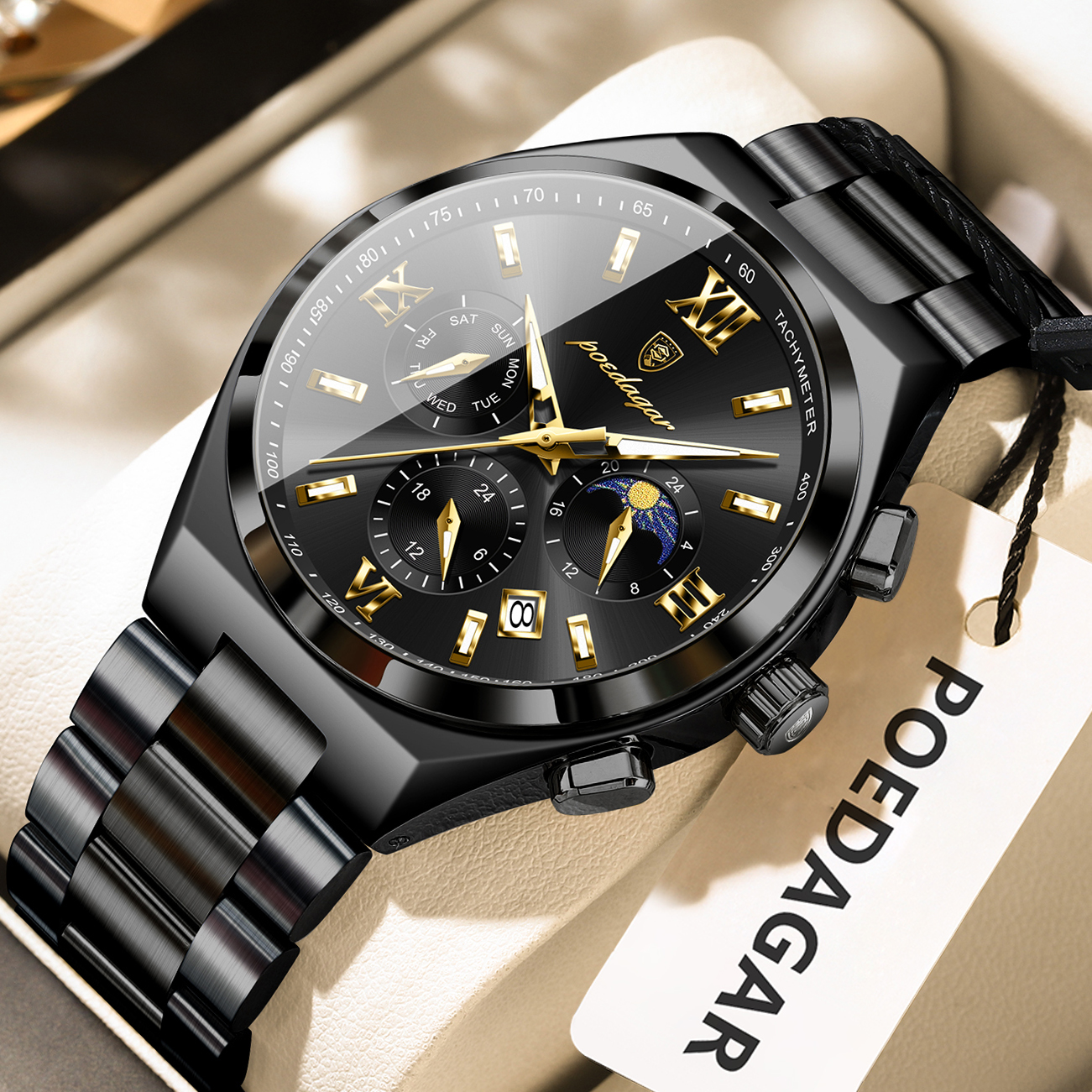 POEDAGAR Fashion Luxury Man Wr – Smartwatch Luxury Watches Bewertung und Preis