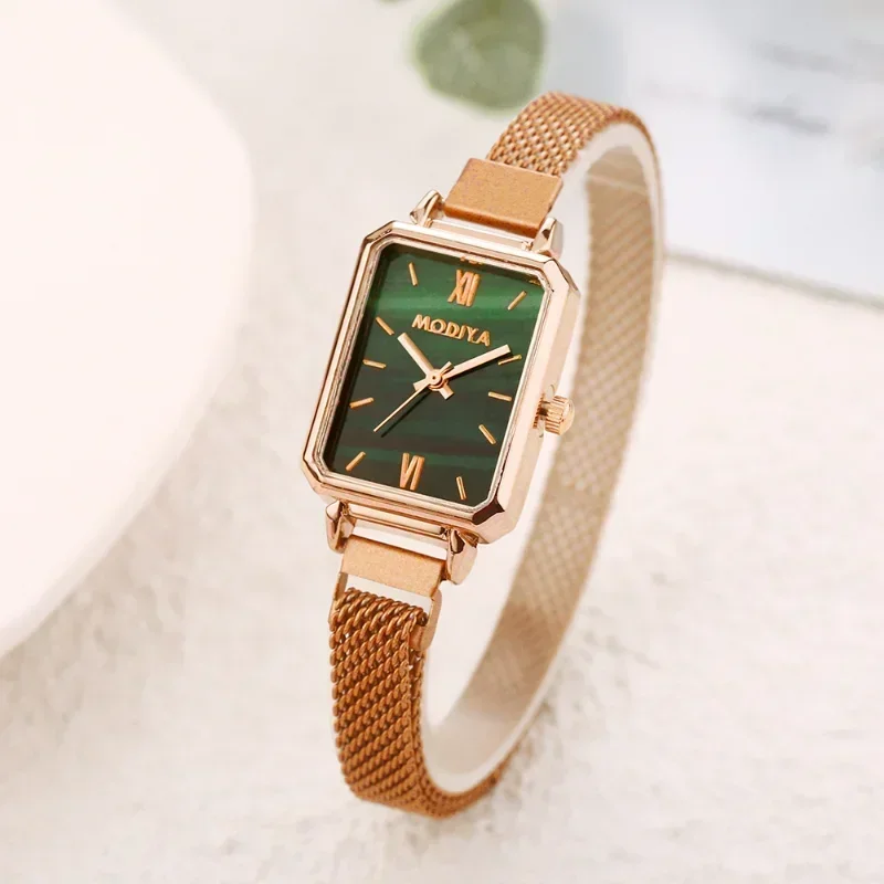 Women Watches Fashion Square L – Mesh Stainless Strap Bewertung und Preis
