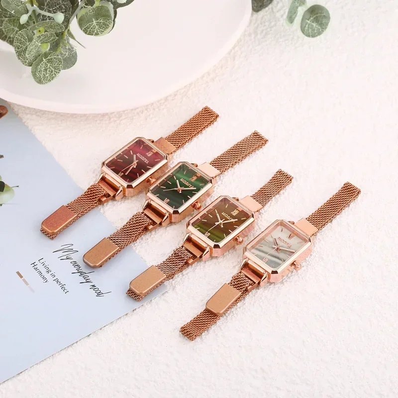 Women Watches Fashion Square L – Mesh Stainless Strap Bewertung und Preis