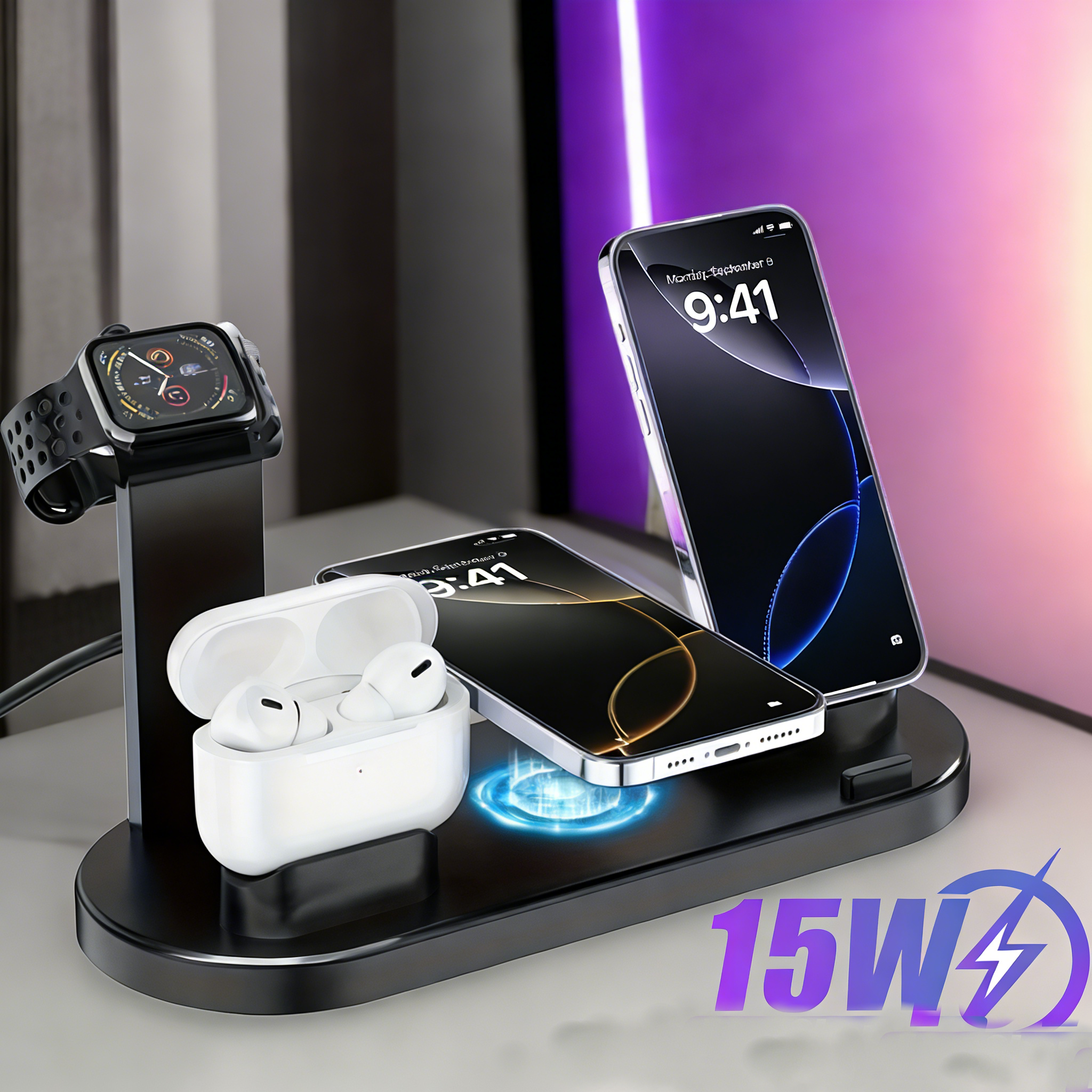Wireless Charging Station for  – Smartwatch Apple Watch Bewertung und Preis
