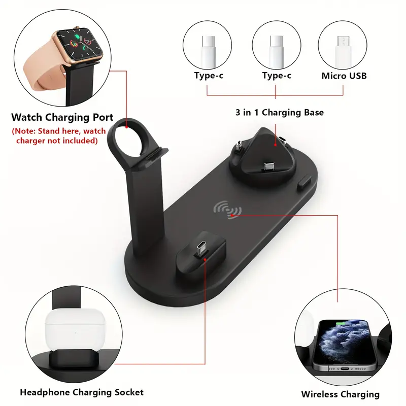 Wireless Charging Station for  – Smartwatch Apple Watch Bewertung und Preis