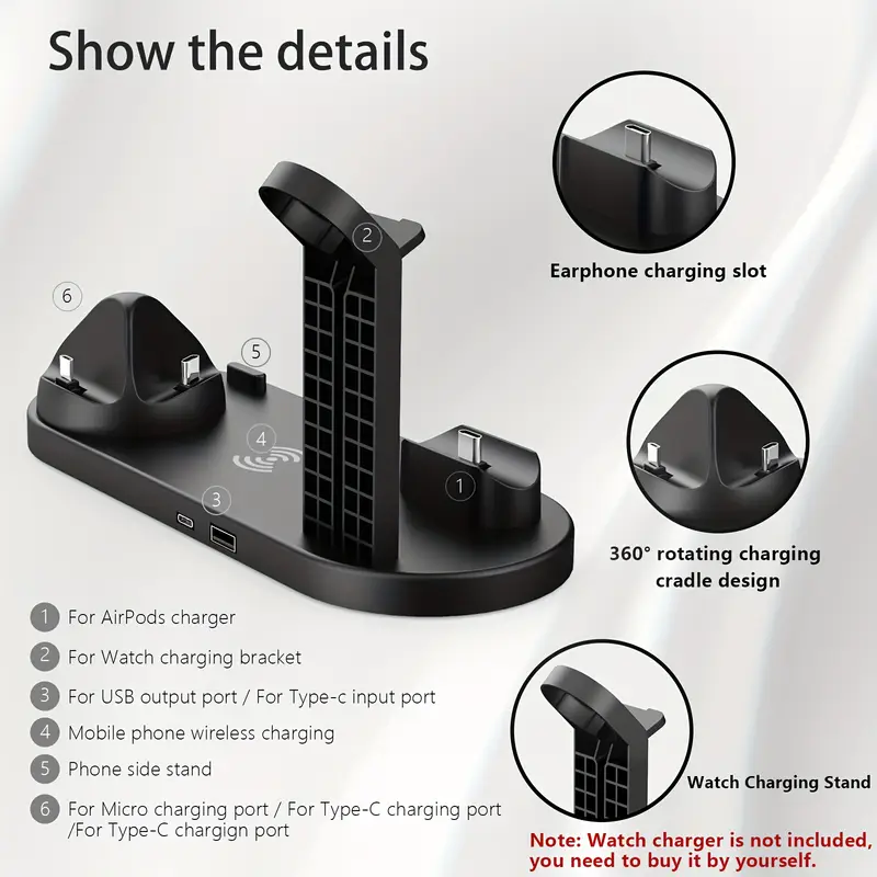 Wireless Charging Station for  – Smartwatch Apple Watch Bewertung und Preis